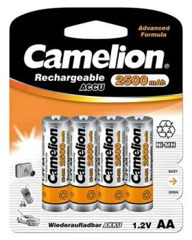 Camelion AA (R06) 2500 mAh / Nabíjecí baterie / Ni-MH / 4 ks (17025406)