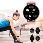 Izoxis SMARTWATCH ZL02D CHYTRÉ HODINKY ČERNÁ