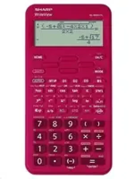 SHARP ELW531TLBRD červená / Kalkulačka vědecká / balení blister / bateriové napájení (SH-ELW531TLBRD)