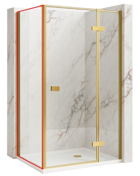 REA - Boční stěna ATLAS broušené zlato 100 REA-K4337