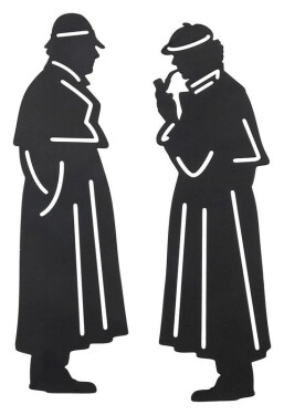 Záložky mosazné 2ks Sherlock Holmes