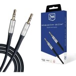 3mk audio kabel 3.5 mm jack - 3.5 mm jack černá / délka 1 m (5903108528771)