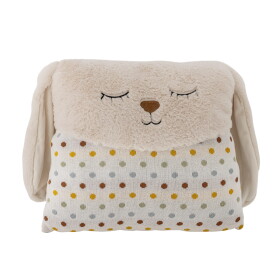 Bloomingville Dětský polštář Villja 45 × 45 cm, krémová barva, textil