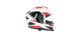 Přilba Krapon 22-06 bílá/červená vel. L