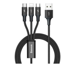 Baseus CAJS000001 Rapid Series 3v1, USB/Micro USB, Lightning, USB-C, 1,2m