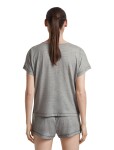 ICEBREAKER Wmns Merino 150 Lodge SS Tee, Metro Heather (vzorek) velikost: S