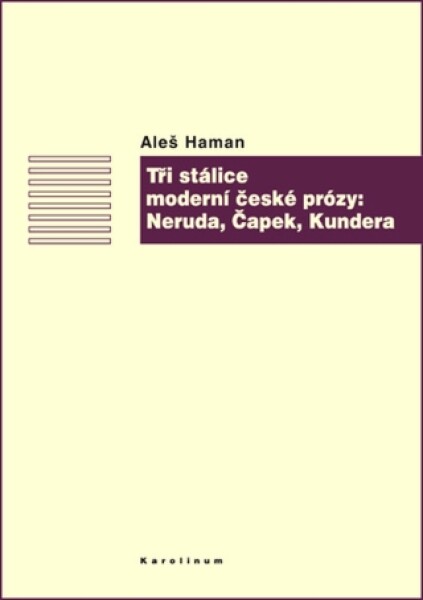 Tři stálice moderní české prózy: Neruda, Čapek, Kundera - Aleš Haman - e-kniha