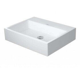 DURAVIT - Vero Air Umyvadlo 60x47 cm, bez přepadu, bez otvoru pro baterii, WonderGliss, bílá 23506000791