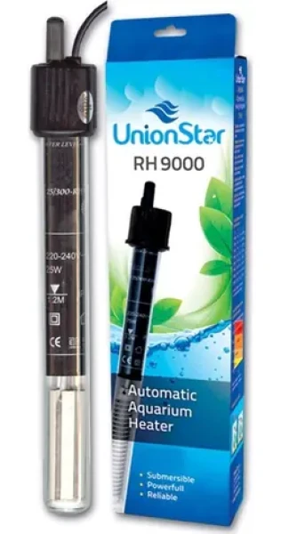 Topítko RH 9000 200 W / Akvarijní topítko / Termostat / Keramické topné těleso / Ponorné (11125)