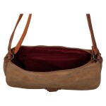 Trendy dámská koženková crossbody kabelka Ulipa, béžová