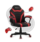 Huzaro Ranger 1.0 MESH červená / Dětská herní židle / nastavitelná / nosnost až 130 kg / látka síťovina (HZ-RANGER 1.0 RED MESH)