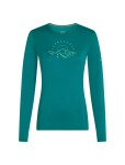ICEBREAKER Wmns Mer 200 Oasis LS Crewe Sunrise Summit, Tidal Teal velikost: S