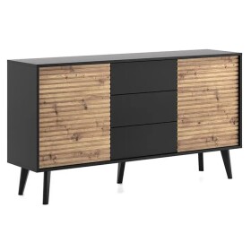 FRONTI Komoda WILLOW KSZ154 - dub artisan + černá