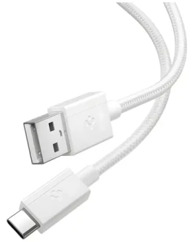 Spigen EB6015AC Essential USB-A na USB-C 60W kabel 1.5m bílá / USB 2.0 (ACA10413)