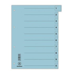 Rozlišovače odtrhávací A4 DONAU, modrá, karton, 50ks