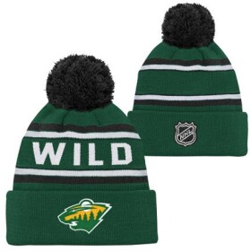 Outerstuff Dětská zimní čepice Minnesota Wild NHL 3Rd Jersey Jacquard Cuff Pom