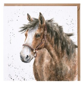 Přání Wrendale Designs Spirit, 15x15 cm - Kůň