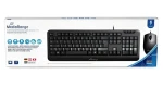 MediaRange MROS108 černá / Klávesnice a myš / USB / QWERTZ / drátové (MROS108)