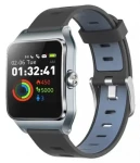 Rozbaleno - UMAX U-Band P1 PRO stříbrná / Chytré hodinky / 1.3" / Bluetooth 4.2 / GPS / IP68 (ATM50) / rozbaleno (UB523.rozbaleno)