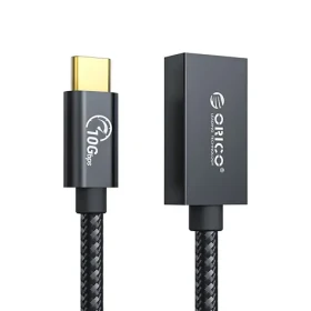 Orico CAF31 černá / OTG adaptér USB-C - USB-A / USB 3.1 Gen 2 / 10 Gbps / 30 cm