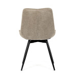 Jídelní židle, hnědá, látka, HC-T1130 CAP2