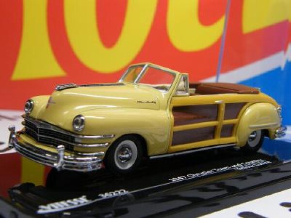 2/23 - 1947 Chrysler Town and Country Yellow Lustre - VITESSE 1:43