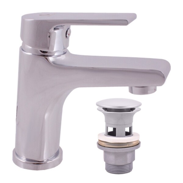 RAV Slezák - COLORADO - Umyvadlová baterie s výpustí, Chrom, 3,8" CO127.0