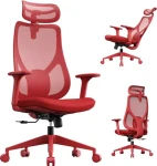 SENSE7 MOYO červená / Kancelářské ergonomické křeslo / nosnost 150 kg (5902659848604)