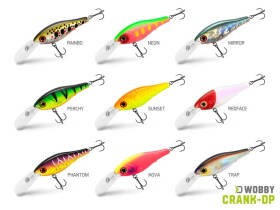 Delphin Wobler Wobby Crank-DP 7cm 12g - RAINBO,Delphin Wobler Wobby Crank-DP 7cm 12g - RAINBO
