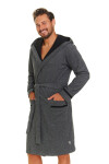 Pánský župan 7141 Twill - Doctor Nap šedá S