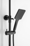 SAPHO - Sprchový sloup s termostatickou baterií, černá mat KJ639
