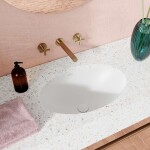 VILLEROY & BOCH - Loop&Friends Umyvadlo vestavné, 43x28 cm, s přepadem, alpská bílá 4A530001