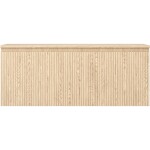 MEXEN/S - Rivel koupelnová skříňka pod umyvadlo 120 cm s deskou, 1 šuplík, reliéf , dub 91A20-12047-1-BFC81