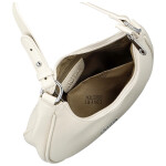 Trendy dámská koženková kabelka na rameno Tricia, béžová