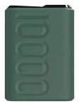 RealPower PB-10000C PD+ tmavě zelená / Powerbanka 10 000 mAh / 3x USB-C / Power Delivery (458439)