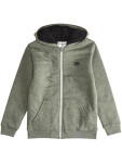 Billabong ALL DAY SHERPA DARK MILITARY dětská mikina 10