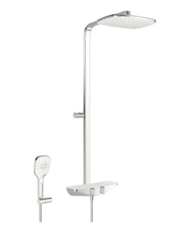 HANSA - Emotion Sprchový set s termostatem, 36x22 cm, 3 proudy, bílá/chrom 5865017182