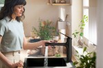 HANSGROHE - Zesis M33 Dřezová baterie s výsuvnou sprškou, matná černá 74822670