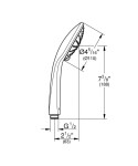 GROHE - Euphoria Sprchová hlavice 110 Massage, 3 proudy, EcoJoy 6,6 l/min, chrom 26513000