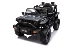 Mamido Elektrické autíčko OFFROAD černé 12V Vysoký podvozek, široké sedadlo, Odpružené nápravy, 2,4 GHz Dálkové ovládání LED světla