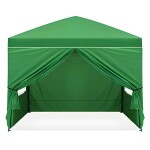 Zahradní stan se 4 stěnami 3x3 m zelená