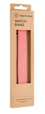 Tactical 767 Pletený Převlékací Řemínek pro Watch 38 40mm vel. XL růžová (8596311138577)