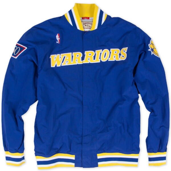 Mitchell & Ness Pánská bunda Golden State Warriors NBA Authentic Warm Up 1996-97 Velikost: XL
