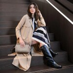 Kosmetická taštička Reisenthel Travelcosmetic Herringbone mokka