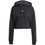 Mikina adidas Essentials s potiskem 3 Stripes French Terry Hoodie W JC6244 L