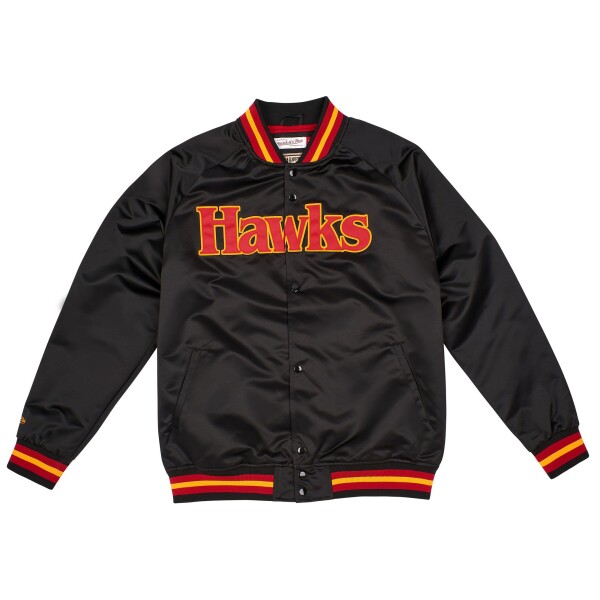 Mitchell & Ness Pánská bunda Atlanta Hawks NBA Lightweight Satin Velikost: M