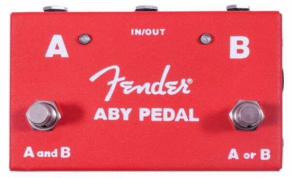 Fender ABY 2-Switch Pedal Red