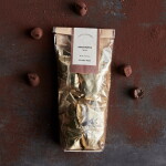 Nicolas Vahé Čokoládové lanýže s popcornem 110 g, zlatá barva, plast