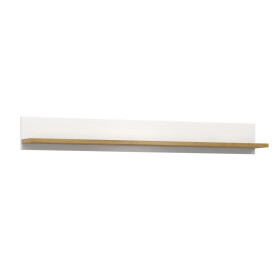 FRONTI Police RALF 04 120 cm Bílá + dub artisan
