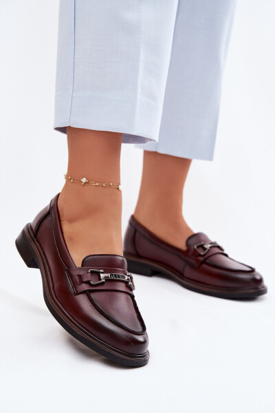 Kožené dámské mokasyny Vinceza 39983 Hnědé 38